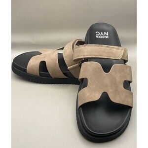 Madden NYC Women's Footbed Sandals Slip-On Medium Width Brown Size 11 New in Box
